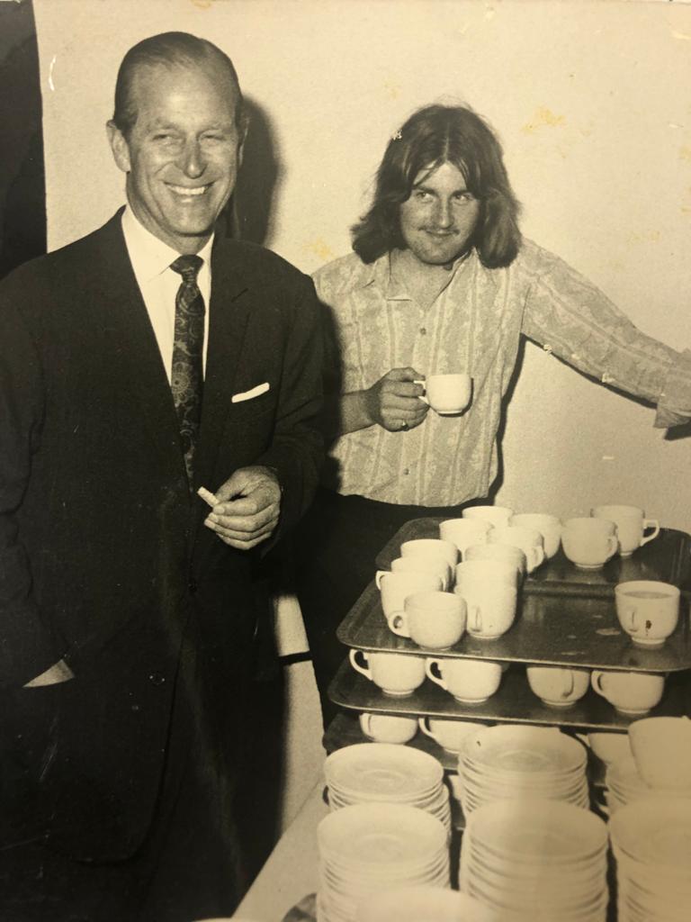 Prince Philip at the opening of The Brunswick Club extension, July 1972